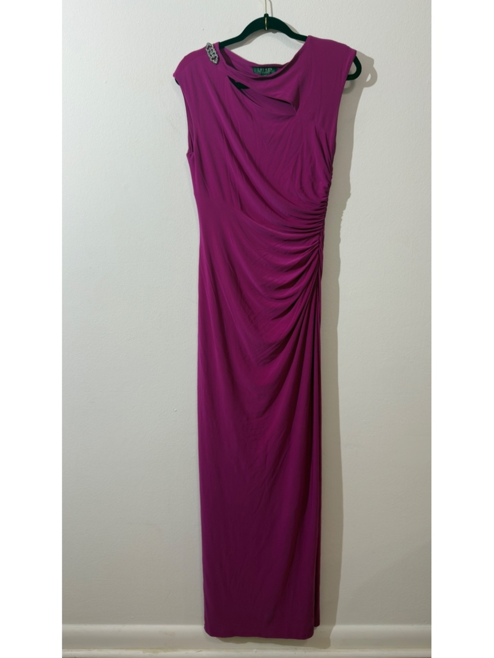Fuchsia or Magrnta Ralph Lauren Women Long Dress